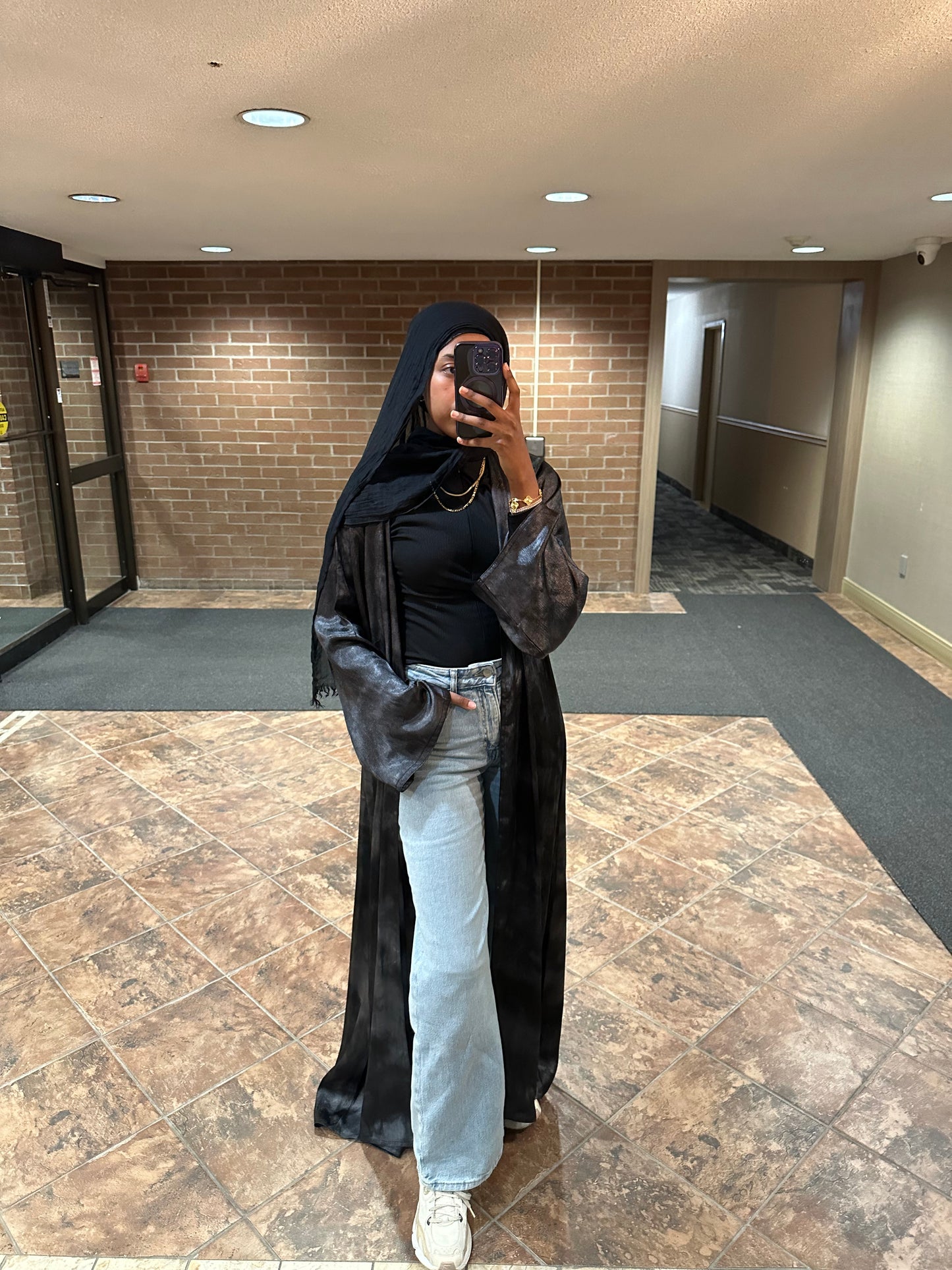 Lexy Abaya Set - Black